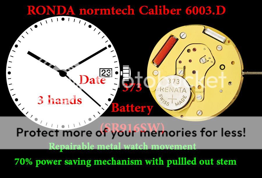 Ronda quartz movements WatchinTyme